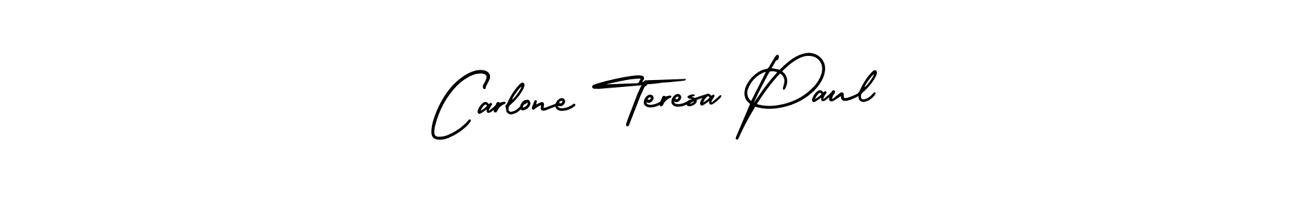 if you are searching for the best signature style for your name Carlone Teresa Paul. so please give up your signature search. here we have designed multiple signature styles  using AmerikaSignatureDemo-Regular. Carlone Teresa Paul signature style 3 images and pictures png