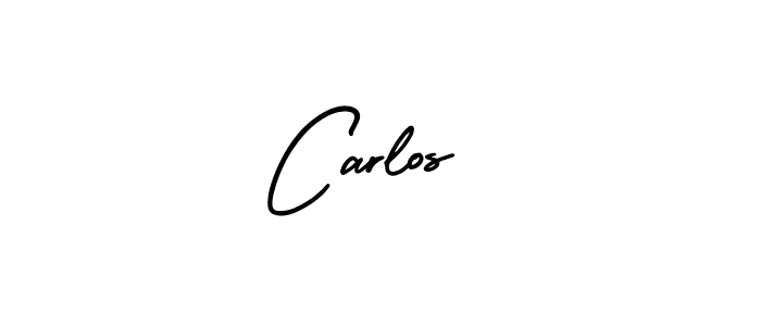 Also we have Carlos  name is the best signature style. Create professional handwritten signature collection using AmerikaSignatureDemo-Regular autograph style. Carlos  signature style 3 images and pictures png