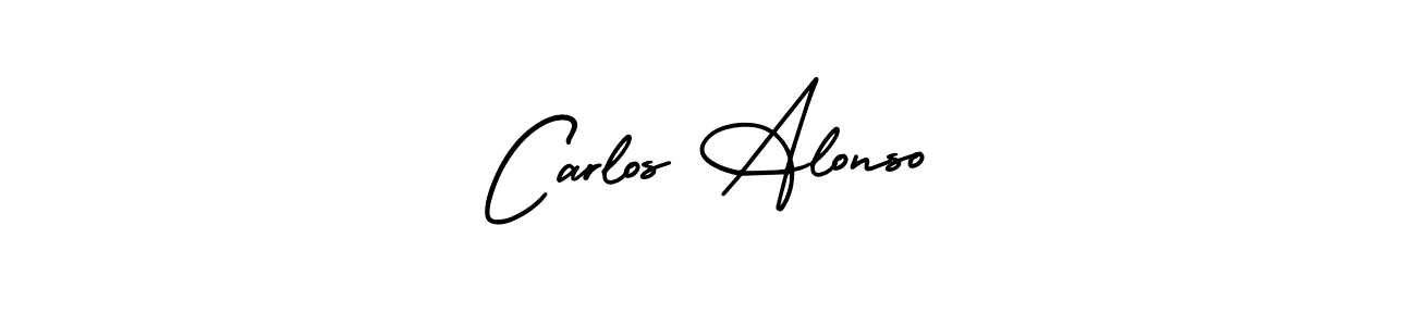Similarly AmerikaSignatureDemo-Regular is the best handwritten signature design. Signature creator online .You can use it as an online autograph creator for name Carlos Alonso. Carlos Alonso signature style 3 images and pictures png
