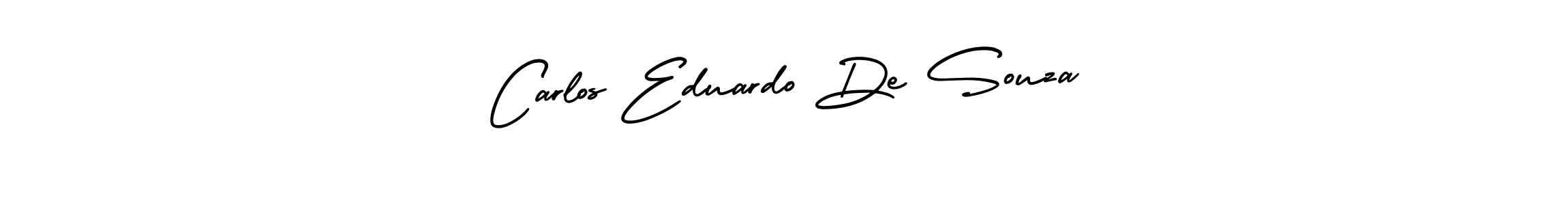 Make a beautiful signature design for name Carlos Eduardo De Souza. With this signature (AmerikaSignatureDemo-Regular) style, you can create a handwritten signature for free. Carlos Eduardo De Souza signature style 3 images and pictures png