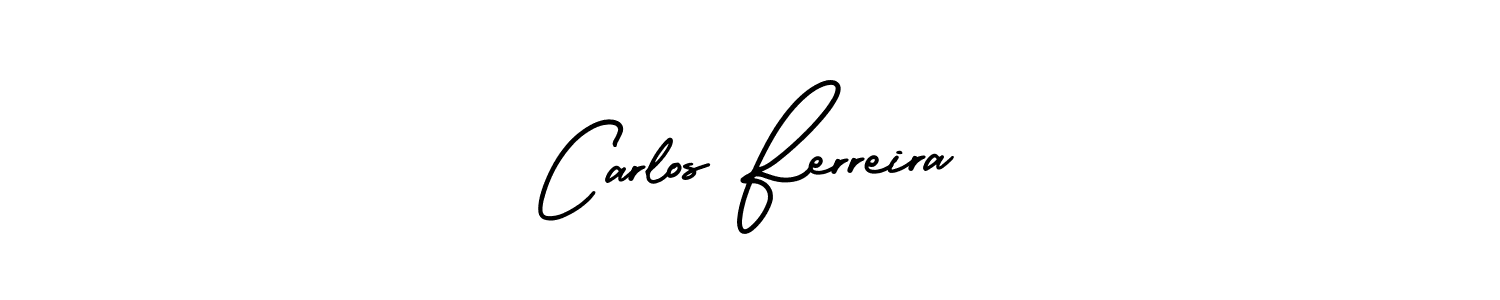 You can use this online signature creator to create a handwritten signature for the name Carlos Ferreira. This is the best online autograph maker. Carlos Ferreira signature style 3 images and pictures png