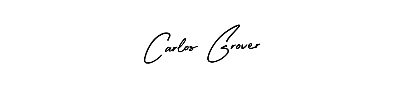 This is the best signature style for the Carlos Grover name. Also you like these signature font (AmerikaSignatureDemo-Regular). Mix name signature. Carlos Grover signature style 3 images and pictures png