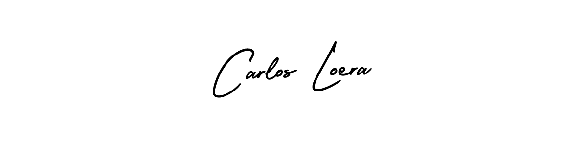 It looks lik you need a new signature style for name Carlos Loera. Design unique handwritten (AmerikaSignatureDemo-Regular) signature with our free signature maker in just a few clicks. Carlos Loera signature style 3 images and pictures png