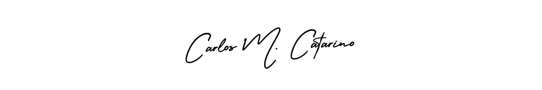 Best and Professional Signature Style for Carlos M. Catarino. AmerikaSignatureDemo-Regular Best Signature Style Collection. Carlos M. Catarino signature style 3 images and pictures png