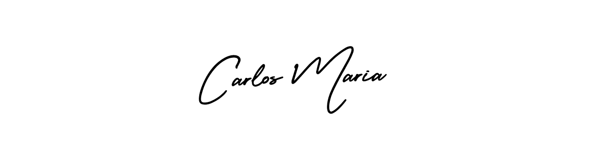 Also You can easily find your signature by using the search form. We will create Carlos Maria name handwritten signature images for you free of cost using AmerikaSignatureDemo-Regular sign style. Carlos Maria signature style 3 images and pictures png