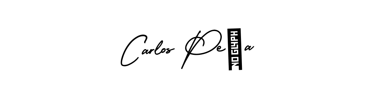 Make a beautiful signature design for name Carlos Peña. Use this online signature maker to create a handwritten signature for free. Carlos Peña signature style 3 images and pictures png