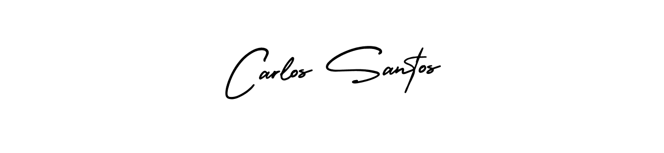 Check out images of Autograph of Carlos Santos name. Actor Carlos Santos Signature Style. AmerikaSignatureDemo-Regular is a professional sign style online. Carlos Santos signature style 3 images and pictures png