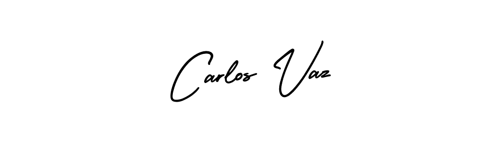 How to make Carlos Vaz signature? AmerikaSignatureDemo-Regular is a professional autograph style. Create handwritten signature for Carlos Vaz name. Carlos Vaz signature style 3 images and pictures png