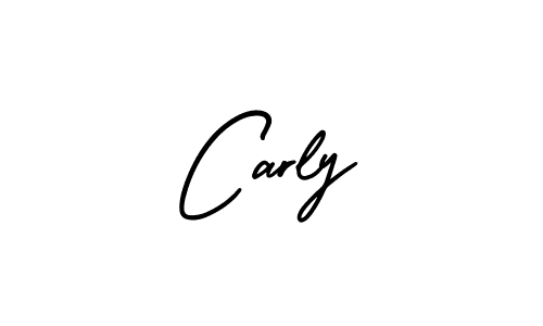 You should practise on your own different ways (AmerikaSignatureDemo-Regular) to write your name (Carly) in signature. don't let someone else do it for you. Carly signature style 3 images and pictures png