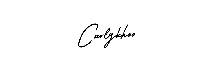 How to make Carlykhoo signature? AmerikaSignatureDemo-Regular is a professional autograph style. Create handwritten signature for Carlykhoo name. Carlykhoo signature style 3 images and pictures png