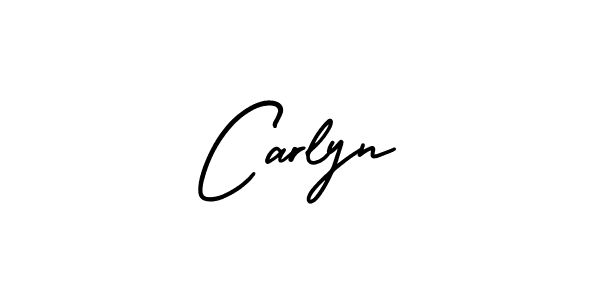 How to make Carlyn signature? AmerikaSignatureDemo-Regular is a professional autograph style. Create handwritten signature for Carlyn name. Carlyn signature style 3 images and pictures png