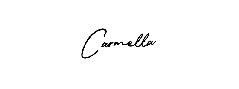 How to Draw Carmella signature style? AmerikaSignatureDemo-Regular is a latest design signature styles for name Carmella. Carmella signature style 3 images and pictures png