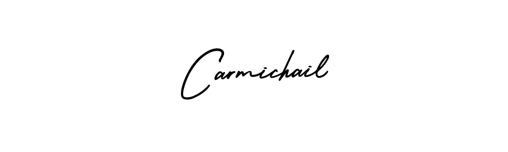 Also You can easily find your signature by using the search form. We will create Carmichail name handwritten signature images for you free of cost using AmerikaSignatureDemo-Regular sign style. Carmichail signature style 3 images and pictures png