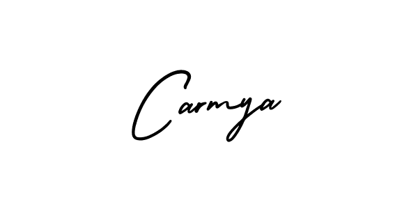 Make a beautiful signature design for name Carmya. With this signature (AmerikaSignatureDemo-Regular) style, you can create a handwritten signature for free. Carmya signature style 3 images and pictures png