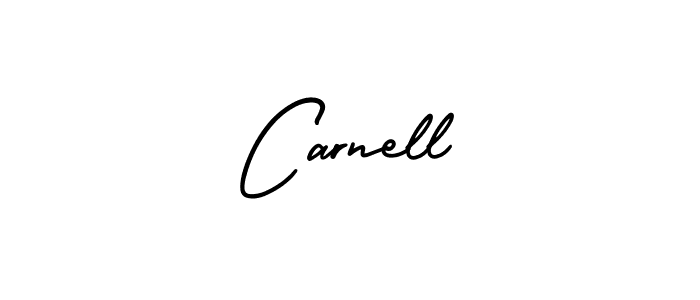 Design your own signature with our free online signature maker. With this signature software, you can create a handwritten (AmerikaSignatureDemo-Regular) signature for name Carnell. Carnell signature style 3 images and pictures png
