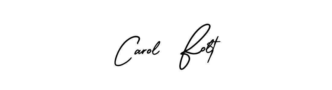 Create a beautiful signature design for name Carol  Folt. With this signature (AmerikaSignatureDemo-Regular) fonts, you can make a handwritten signature for free. Carol  Folt signature style 3 images and pictures png