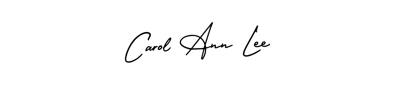 The best way (AmerikaSignatureDemo-Regular) to make a short signature is to pick only two or three words in your name. The name Carol Ann Lee include a total of six letters. For converting this name. Carol Ann Lee signature style 3 images and pictures png