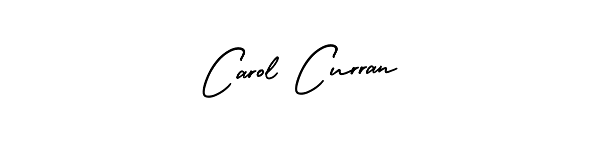 How to make Carol Curran name signature. Use AmerikaSignatureDemo-Regular style for creating short signs online. This is the latest handwritten sign. Carol Curran signature style 3 images and pictures png