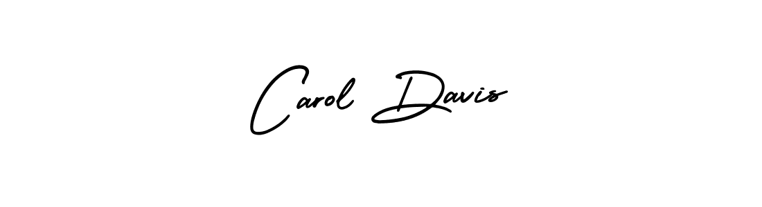 The best way (AmerikaSignatureDemo-Regular) to make a short signature is to pick only two or three words in your name. The name Carol Davis include a total of six letters. For converting this name. Carol Davis signature style 3 images and pictures png