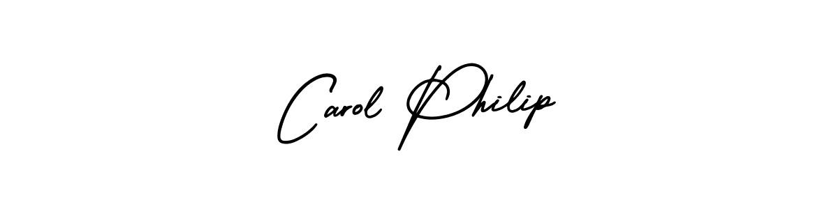 Also You can easily find your signature by using the search form. We will create Carol Philip name handwritten signature images for you free of cost using AmerikaSignatureDemo-Regular sign style. Carol Philip signature style 3 images and pictures png