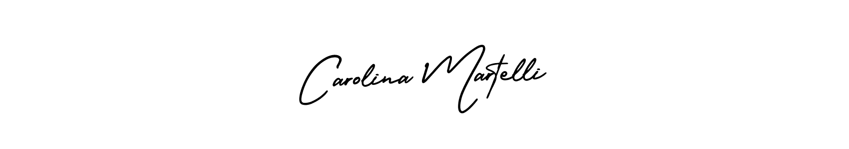 Make a beautiful signature design for name Carolina Martelli. Use this online signature maker to create a handwritten signature for free. Carolina Martelli signature style 3 images and pictures png