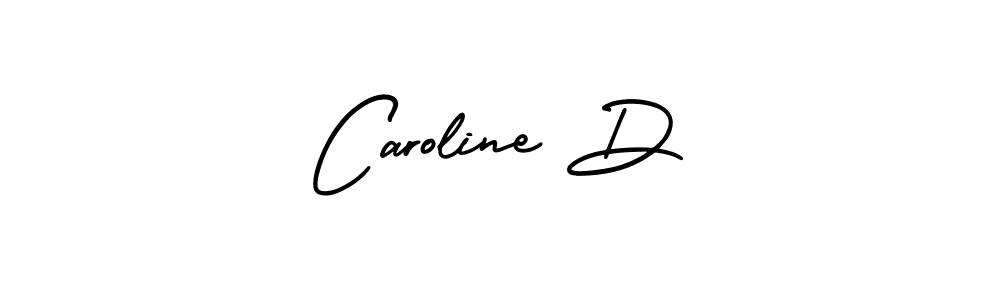 How to make Caroline D signature? AmerikaSignatureDemo-Regular is a professional autograph style. Create handwritten signature for Caroline D name. Caroline D signature style 3 images and pictures png