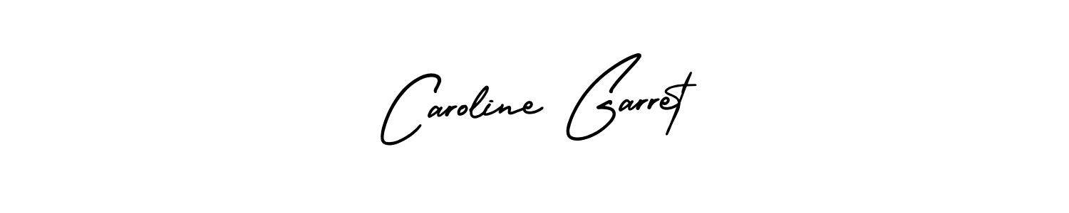 Caroline Garret stylish signature style. Best Handwritten Sign (AmerikaSignatureDemo-Regular) for my name. Handwritten Signature Collection Ideas for my name Caroline Garret. Caroline Garret signature style 3 images and pictures png