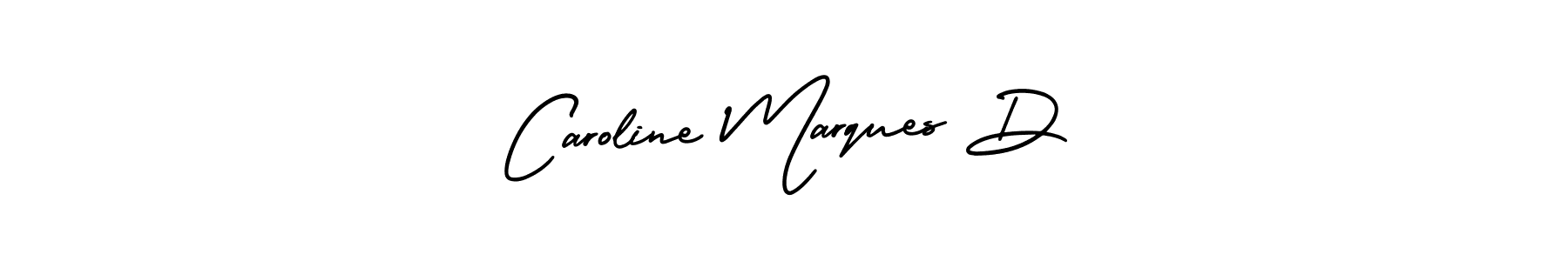 Make a beautiful signature design for name Caroline Marques D. With this signature (AmerikaSignatureDemo-Regular) style, you can create a handwritten signature for free. Caroline Marques D signature style 3 images and pictures png