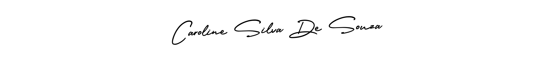 Best and Professional Signature Style for Caroline Silva De Souza. AmerikaSignatureDemo-Regular Best Signature Style Collection. Caroline Silva De Souza signature style 3 images and pictures png