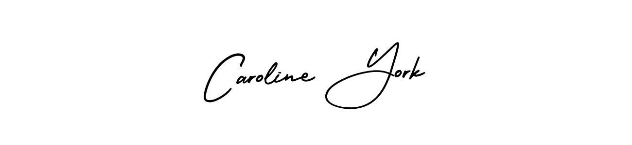 Make a short Caroline York signature style. Manage your documents anywhere anytime using AmerikaSignatureDemo-Regular. Create and add eSignatures, submit forms, share and send files easily. Caroline York signature style 3 images and pictures png