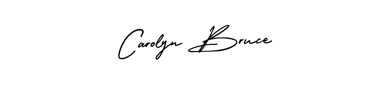 You should practise on your own different ways (AmerikaSignatureDemo-Regular) to write your name (Carolyn Bruce) in signature. don't let someone else do it for you. Carolyn Bruce signature style 3 images and pictures png