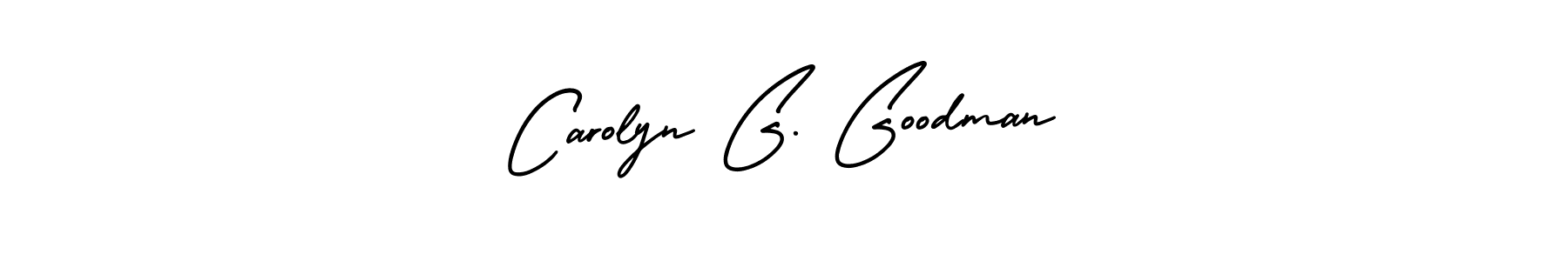 It looks lik you need a new signature style for name Carolyn G. Goodman. Design unique handwritten (AmerikaSignatureDemo-Regular) signature with our free signature maker in just a few clicks. Carolyn G. Goodman signature style 3 images and pictures png