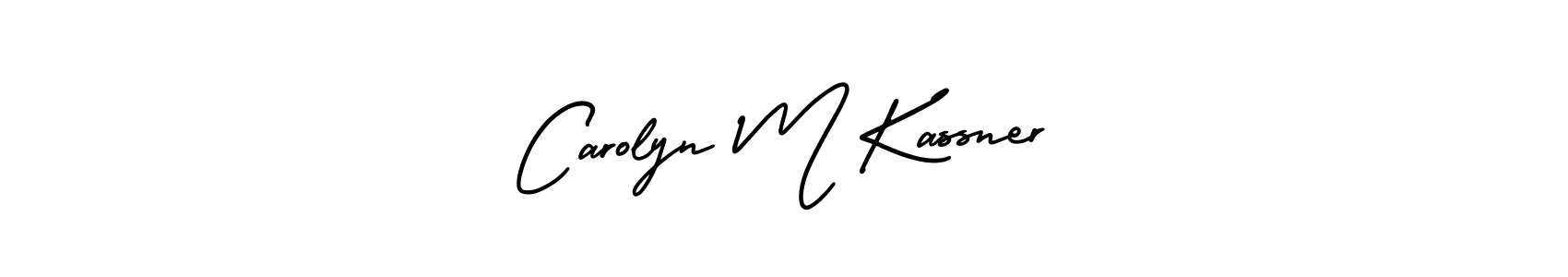 Best and Professional Signature Style for Carolyn M Kassner. AmerikaSignatureDemo-Regular Best Signature Style Collection. Carolyn M Kassner signature style 3 images and pictures png