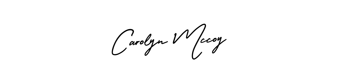 The best way (AmerikaSignatureDemo-Regular) to make a short signature is to pick only two or three words in your name. The name Carolyn Mccoy include a total of six letters. For converting this name. Carolyn Mccoy signature style 3 images and pictures png