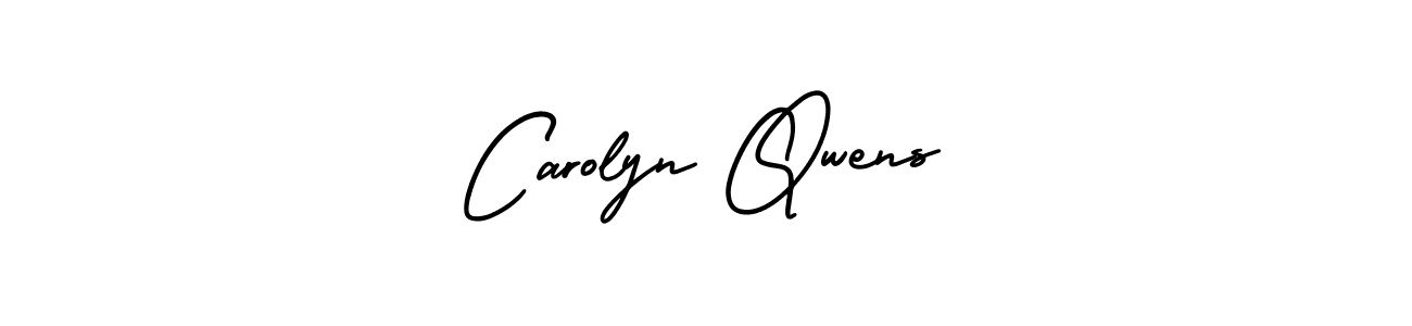 How to make Carolyn Qwens name signature. Use AmerikaSignatureDemo-Regular style for creating short signs online. This is the latest handwritten sign. Carolyn Qwens signature style 3 images and pictures png