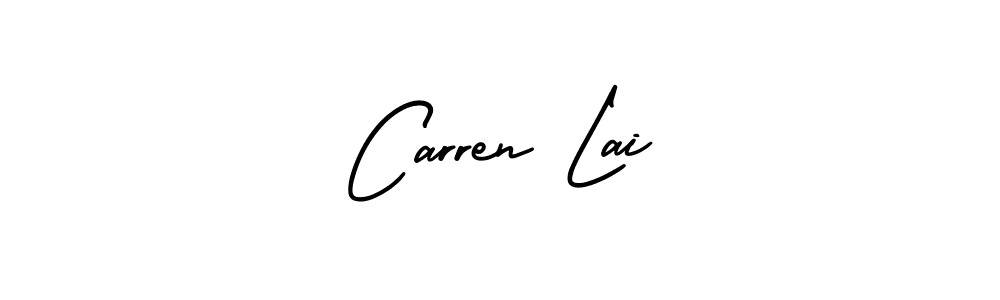 You can use this online signature creator to create a handwritten signature for the name Carren Lai. This is the best online autograph maker. Carren Lai signature style 3 images and pictures png