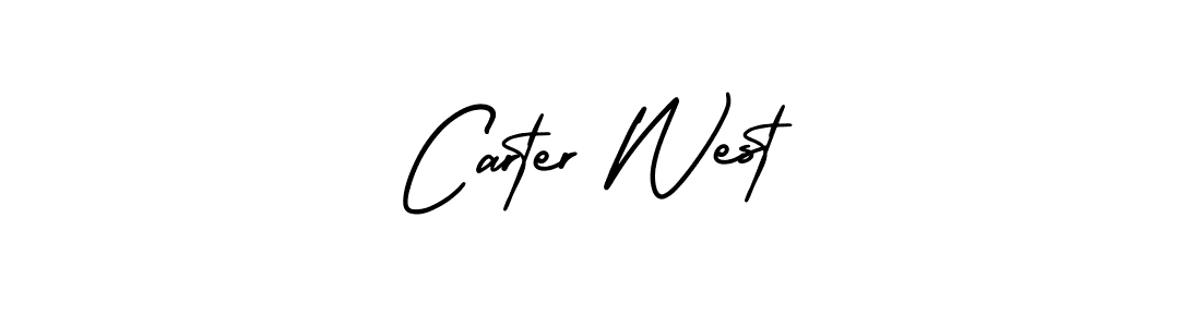 Design your own signature with our free online signature maker. With this signature software, you can create a handwritten (AmerikaSignatureDemo-Regular) signature for name Carter West. Carter West signature style 3 images and pictures png