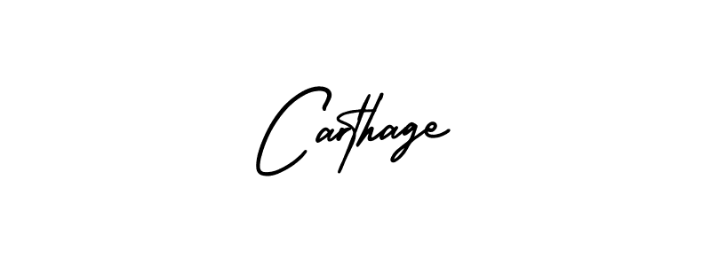 It looks lik you need a new signature style for name Carthage. Design unique handwritten (AmerikaSignatureDemo-Regular) signature with our free signature maker in just a few clicks. Carthage signature style 3 images and pictures png