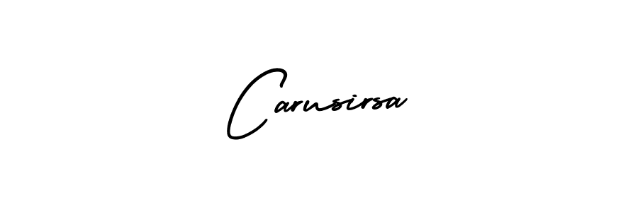 Carusirsa stylish signature style. Best Handwritten Sign (AmerikaSignatureDemo-Regular) for my name. Handwritten Signature Collection Ideas for my name Carusirsa. Carusirsa signature style 3 images and pictures png