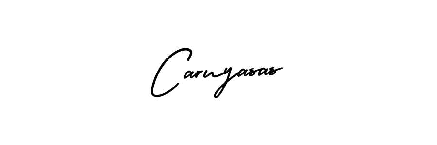 Caruyasas stylish signature style. Best Handwritten Sign (AmerikaSignatureDemo-Regular) for my name. Handwritten Signature Collection Ideas for my name Caruyasas. Caruyasas signature style 3 images and pictures png