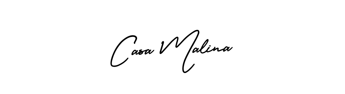 Design your own signature with our free online signature maker. With this signature software, you can create a handwritten (AmerikaSignatureDemo-Regular) signature for name Casa Malina. Casa Malina signature style 3 images and pictures png