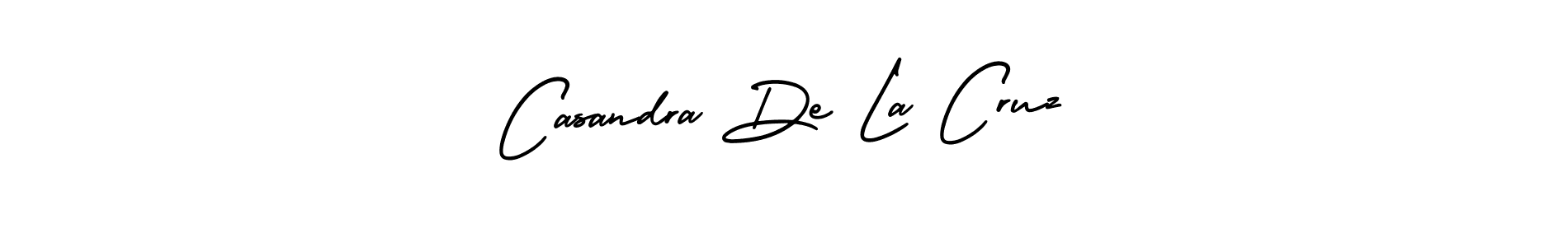 Make a beautiful signature design for name Casandra De La Cruz. With this signature (AmerikaSignatureDemo-Regular) style, you can create a handwritten signature for free. Casandra De La Cruz signature style 3 images and pictures png