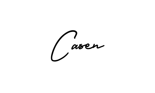Create a beautiful signature design for name Casen. With this signature (AmerikaSignatureDemo-Regular) fonts, you can make a handwritten signature for free. Casen signature style 3 images and pictures png