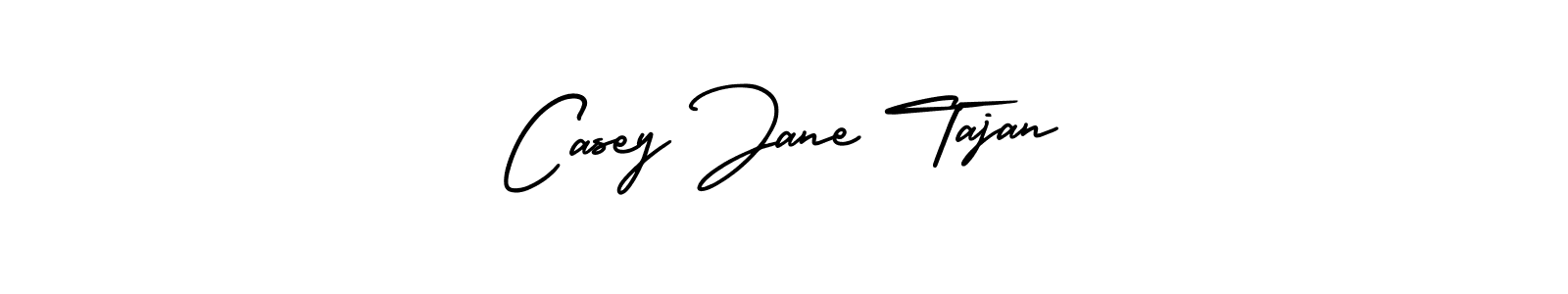 Similarly AmerikaSignatureDemo-Regular is the best handwritten signature design. Signature creator online .You can use it as an online autograph creator for name Casey Jane Tajan. Casey Jane Tajan signature style 3 images and pictures png