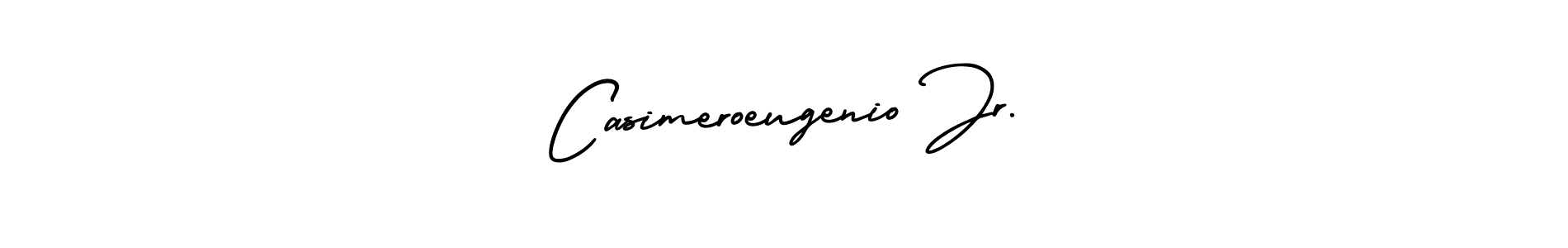 AmerikaSignatureDemo-Regular is a professional signature style that is perfect for those who want to add a touch of class to their signature. It is also a great choice for those who want to make their signature more unique. Get Casimeroeugenio Jr. name to fancy signature for free. Casimeroeugenio Jr. signature style 3 images and pictures png