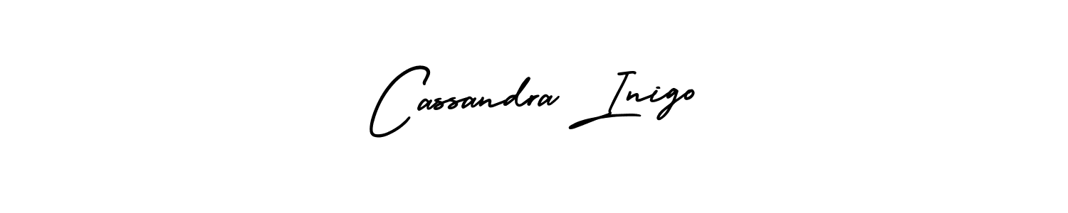 AmerikaSignatureDemo-Regular is a professional signature style that is perfect for those who want to add a touch of class to their signature. It is also a great choice for those who want to make their signature more unique. Get Cassandra Inigo name to fancy signature for free. Cassandra Inigo signature style 3 images and pictures png