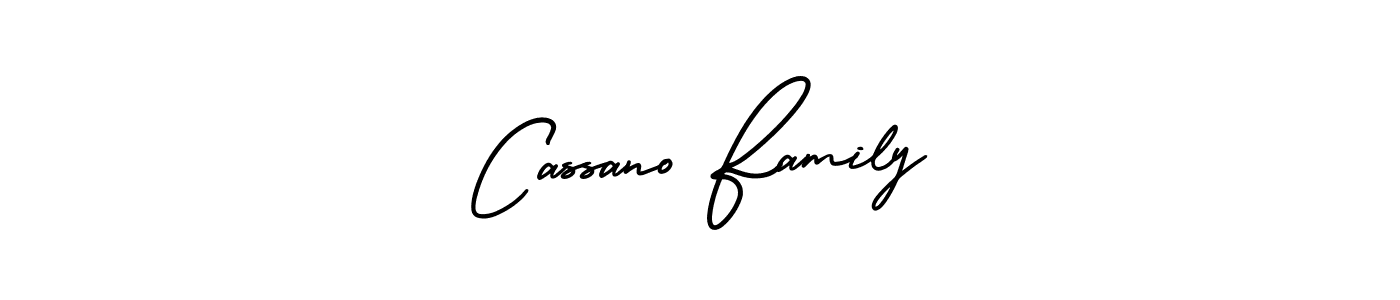 How to make Cassano Family signature? AmerikaSignatureDemo-Regular is a professional autograph style. Create handwritten signature for Cassano Family name. Cassano Family signature style 3 images and pictures png