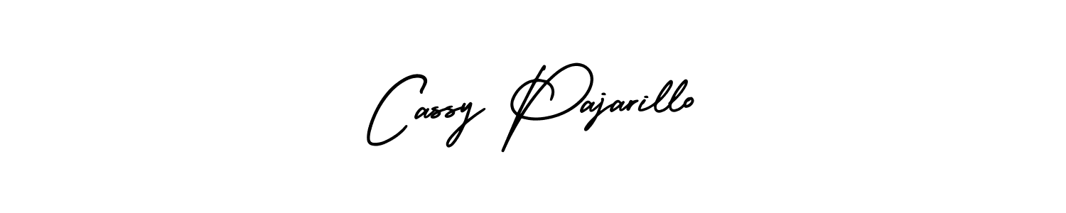 Design your own signature with our free online signature maker. With this signature software, you can create a handwritten (AmerikaSignatureDemo-Regular) signature for name Cassy Pajarillo. Cassy Pajarillo signature style 3 images and pictures png