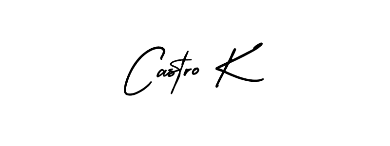 This is the best signature style for the Castro K name. Also you like these signature font (AmerikaSignatureDemo-Regular). Mix name signature. Castro K signature style 3 images and pictures png