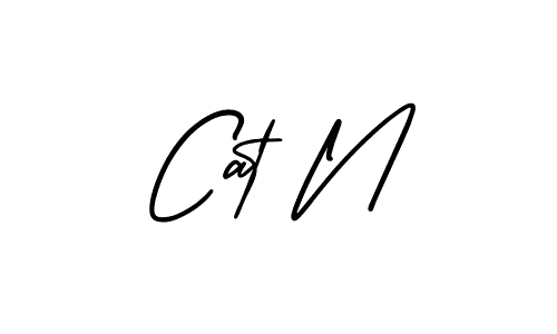 AmerikaSignatureDemo-Regular is a professional signature style that is perfect for those who want to add a touch of class to their signature. It is also a great choice for those who want to make their signature more unique. Get Cat N name to fancy signature for free. Cat N signature style 3 images and pictures png